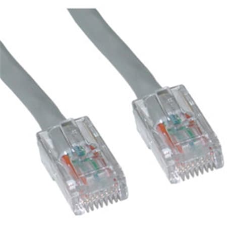Cat5e Gray Ethernet Patch Cable Bootless 10 Foot